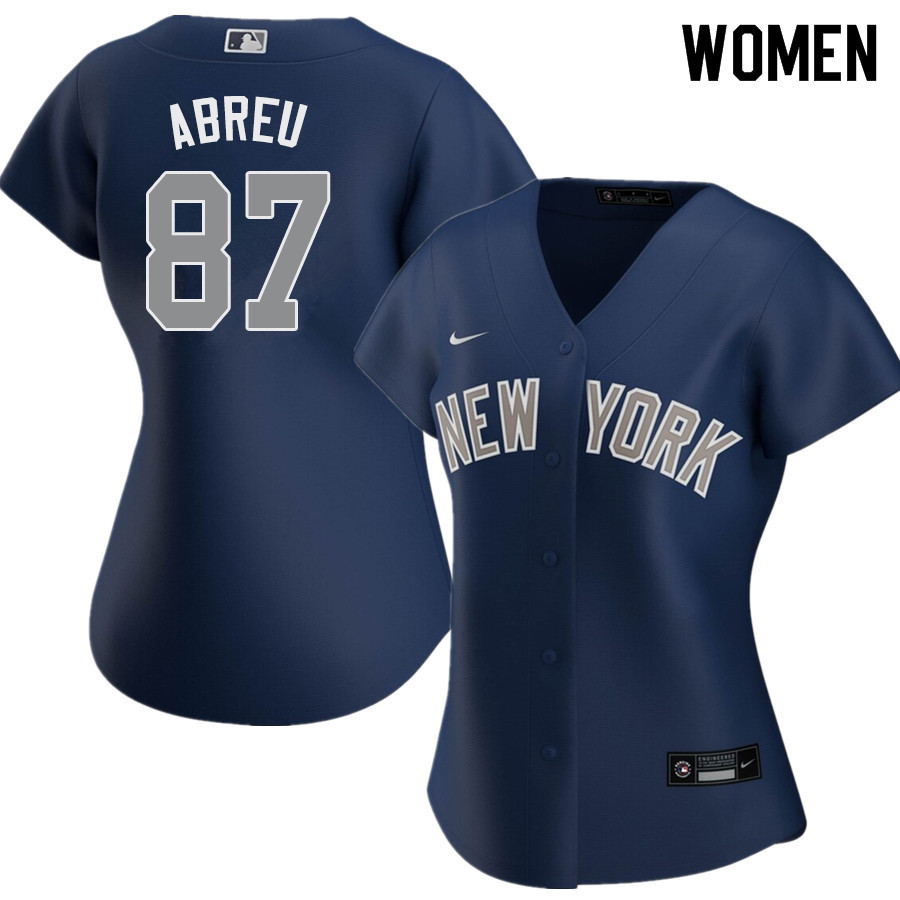 2020 Nike Women #87 Albert Abreu New York Yankees Baseball Jerseys Sale-Navy